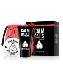 Angry Beards Calm Balls Antistick gel na intimní partie pro muže 100 ml + Antisweat deodorant v krému na intimní partie 150 ml + batoh dárková sada