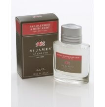 St James of London Sandalwood & Bergamot, gel po holení 100 ml