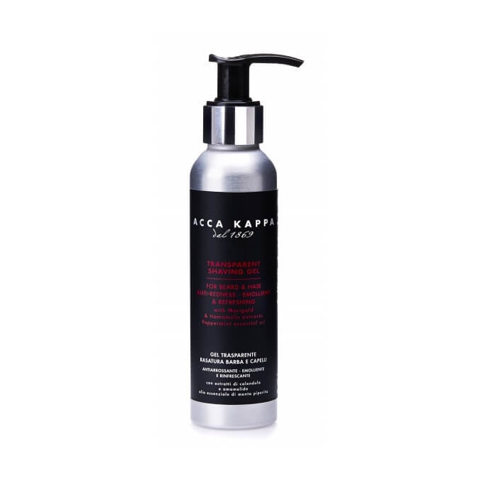 Acca Kappa, transparentní gel na holení 125 ml