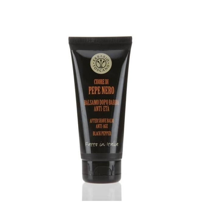 Erbario Toscano Černý pepř balzám po holení 100 ml