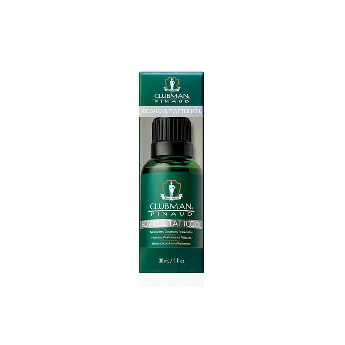 Clubman Pinaud  Beard and Tattoo Oil, olej na vousy a tetování  30 ml