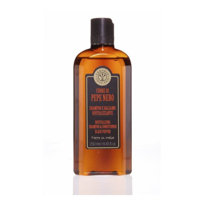 Erbario Toscano Černý pepř šampón a kondicionér 250 ml