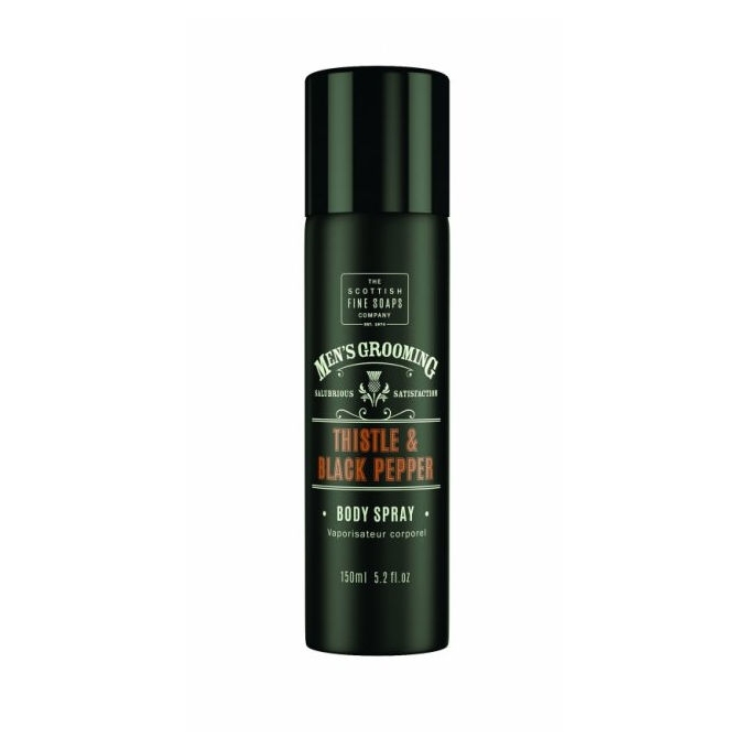 Scottish Fine Soaps Thistle and Black Pepper tělový sprej 150 ml