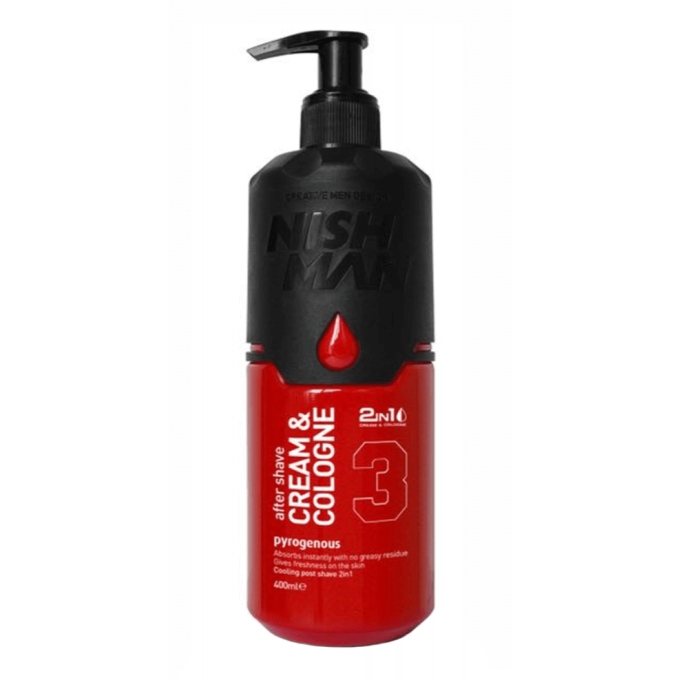 Nishman Cream Cologne Pyrogenous krémová kolínská 400 ml