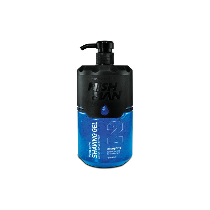 Nishman Energizing transparentní gel na holení 1000 ml