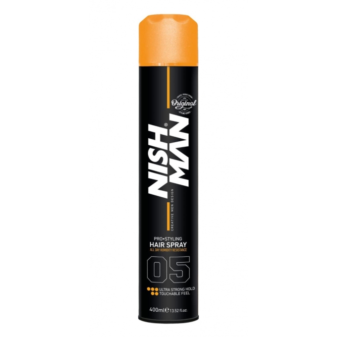 Nishman Ultra Strong lak na vlasy 400 ml