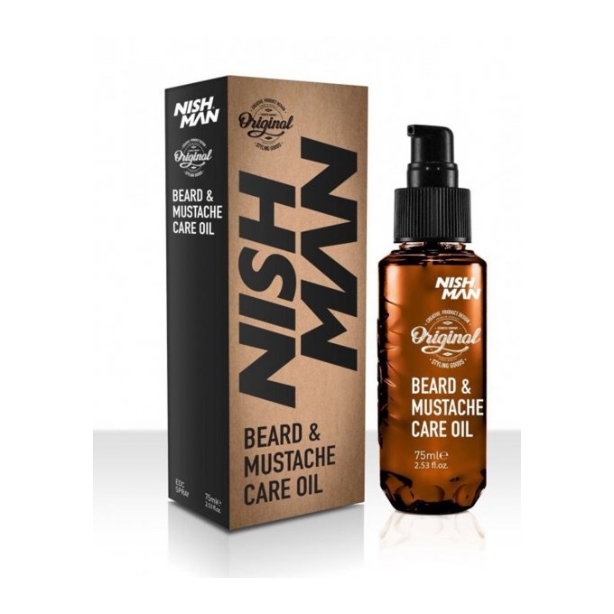 Nishman Beard & Mustache olej na vousy 75 ml