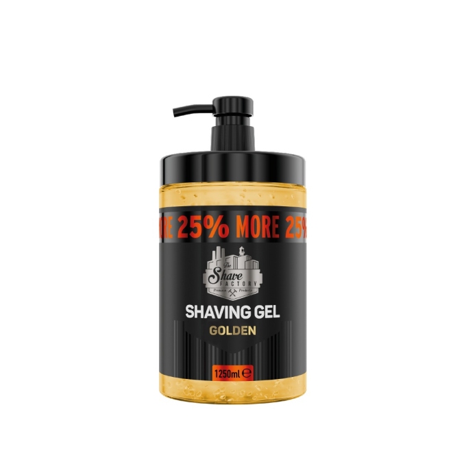 Shave Factory Golden gel na holení 1250 ml