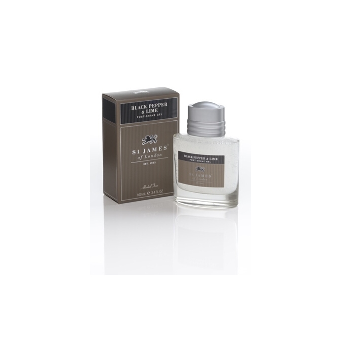 St James of London Black Pepper & Lime, gel po holení 100 ml