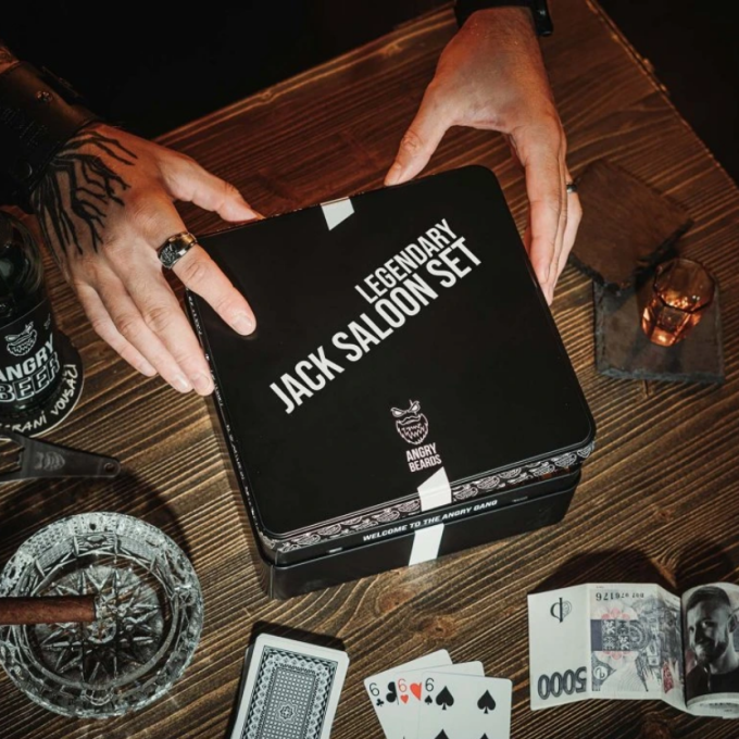 Angry Beards Legendary Jack Saloon kosmetická sada