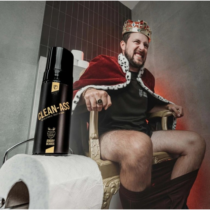 Angry Beards Poseidons Kiss zvlhčovač toaletního papíru 150 ml