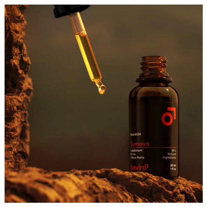 Beviro Šumava olej na vousy 30 ml