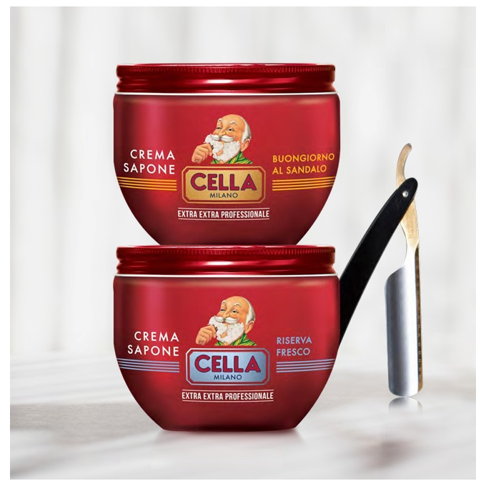 Cella Milano Professional Buongiorno al Sandalo krém na holení 300 ml