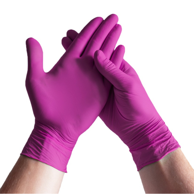Espeon Nitril Ideal Magenta nitrilové rukavice růžové S