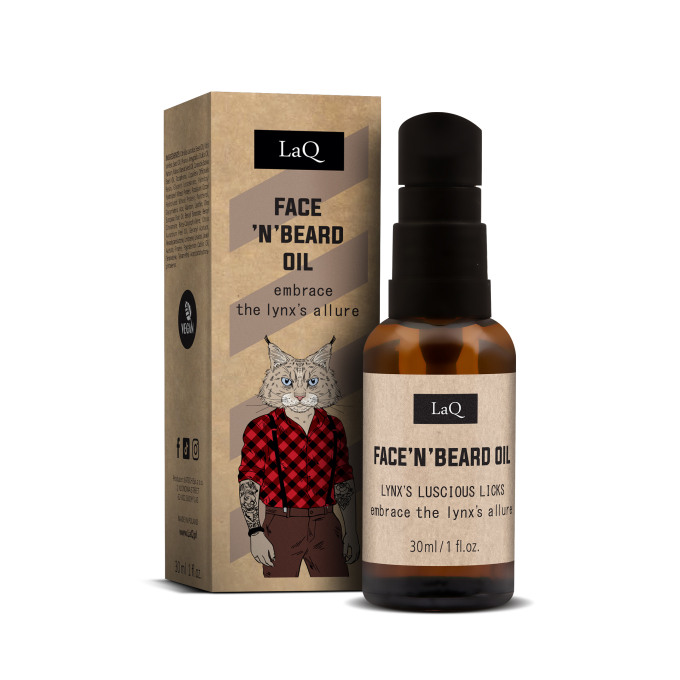 LaQ Lynx olej na vousy a tvář 30 ml