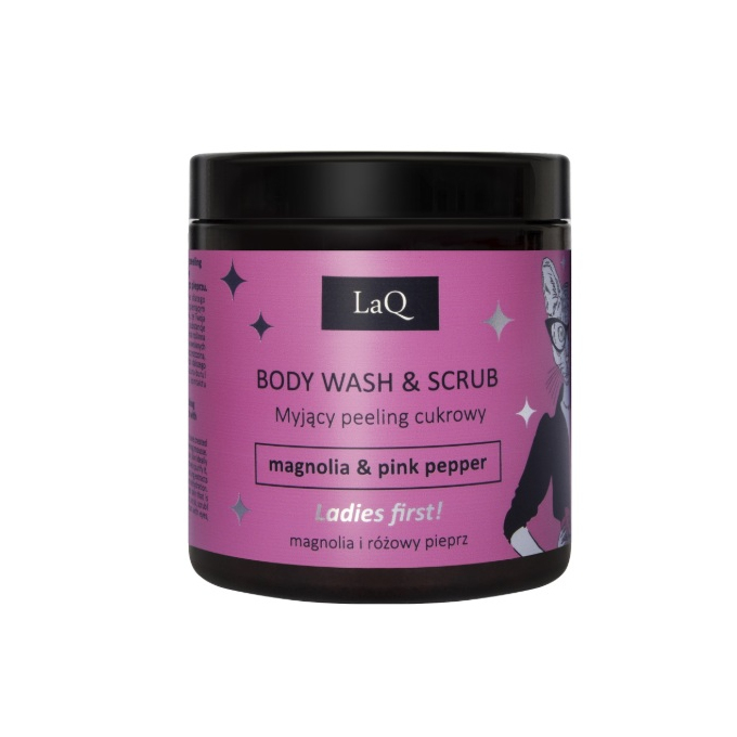 LaQ Magnolia & Pink Pepper mycí pasta a scrub 220 g