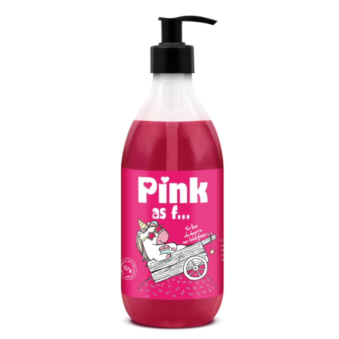 LaQ Shots! Pink as f***  sprchový gel 500 ml