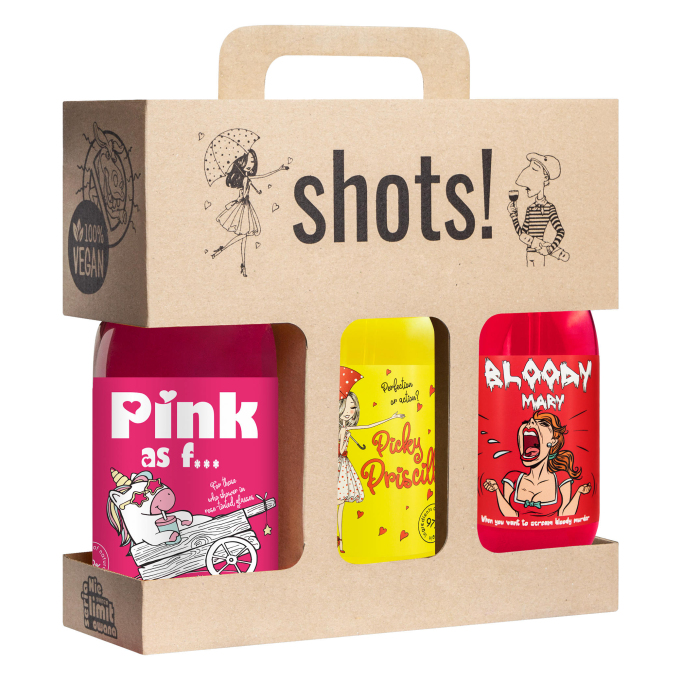 LaQ Shots! Womens sada sprchových gelů 3 x 500 ml
