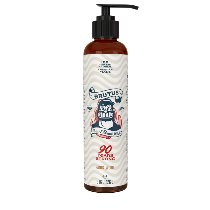 Popeye Brutus Sandalwood 3v1 šampon na vousy 226 g