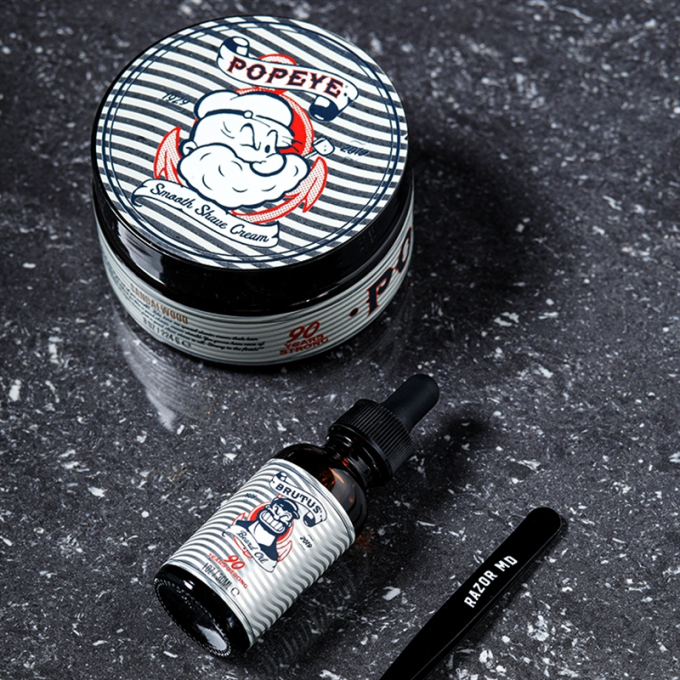 Popeye Smooth krém na holení 224 g