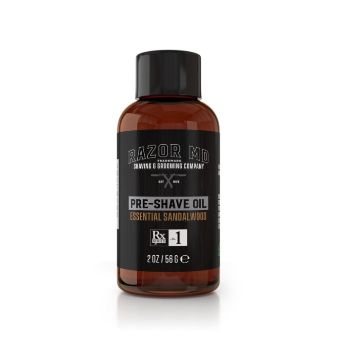 Razor MD Essential Sandalwood olej před holením 56 g
