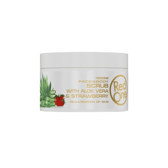 RedOne Aloe Vera & Strawberry peeling na tělo 400 ml