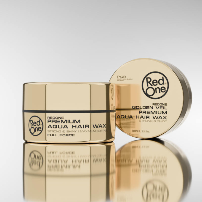 RedOne Golden Premium Aqua Shiny vosk na vlasy 100 ml