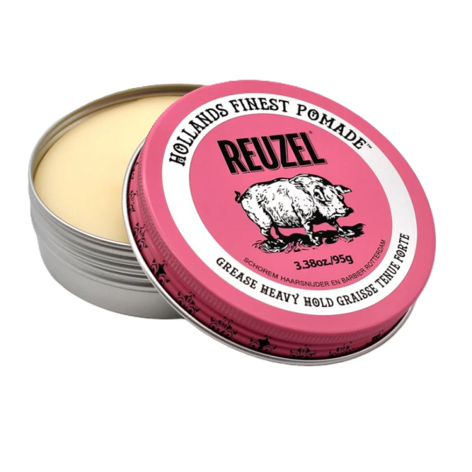 Reuzel Pink Grease Heavy Hold pomáda na vlasy 95 g