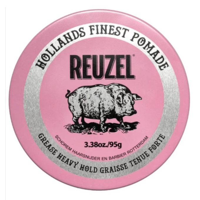 Reuzel Pink Grease Heavy Hold pomáda na vlasy 95 g