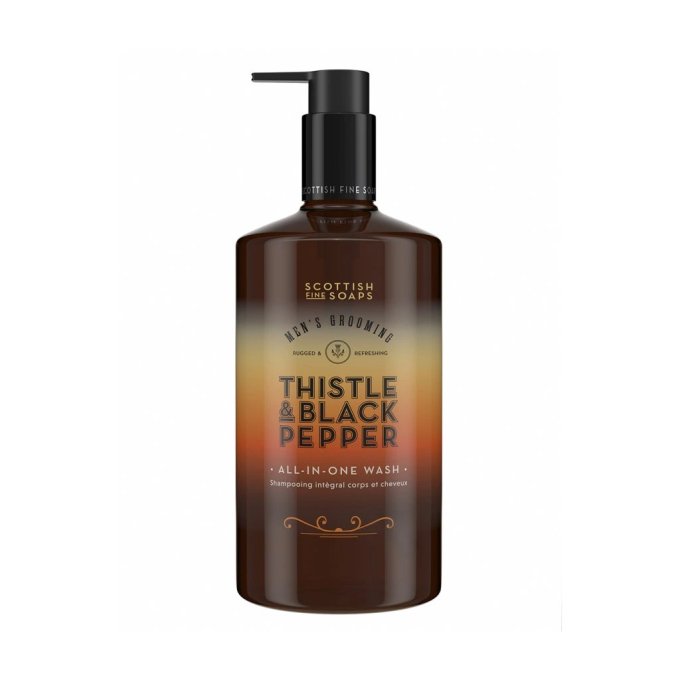 Scottish Fine Soaps Thistle and Black Pepper mycí gel na tělo a vlasy