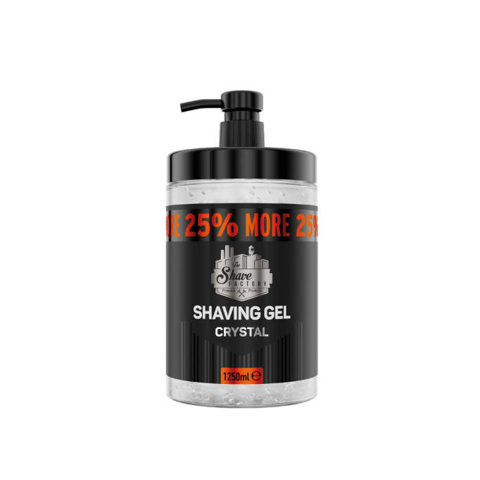Shave Factory Crystal gel na holení 1250 ml