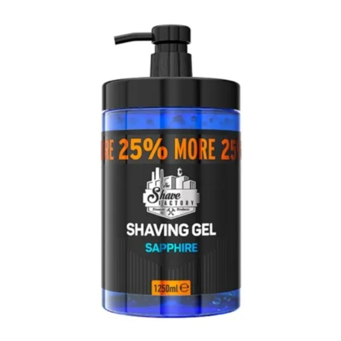 Shave Factory Sapphire gel na holení 1250 ml