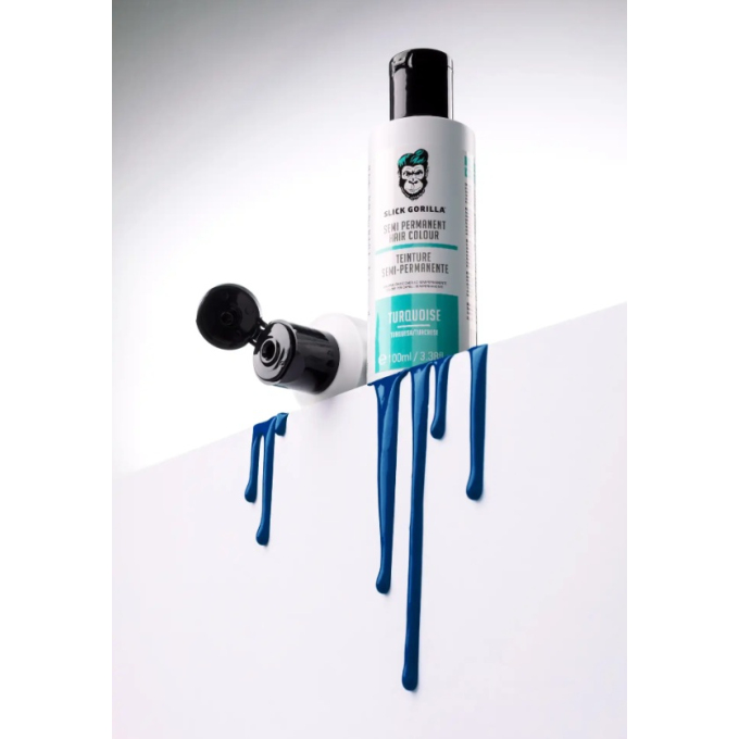 Slick Gorilla Hair Colour Turquoise tyrkysová barva na vlasy 100 ml