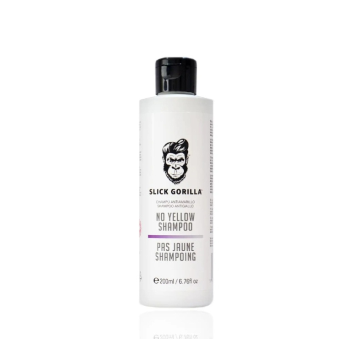 Slick Gorilla No Yellow šampon na světlé a stříbrné vlasy 200 ml