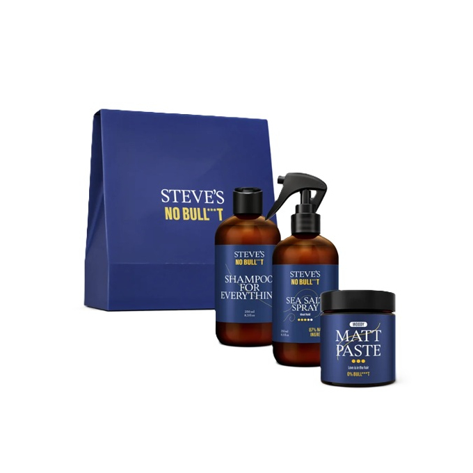 Steves Matte Trio Box sada na vlasy