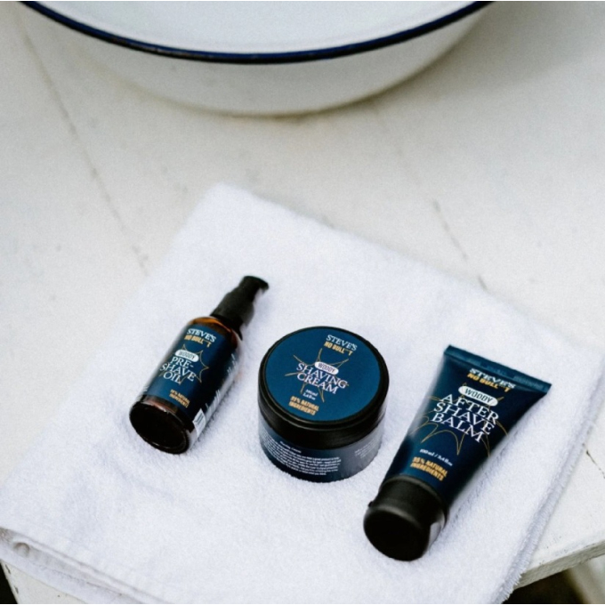 Steves Sandalwood Shaving Trio Box sada na holení