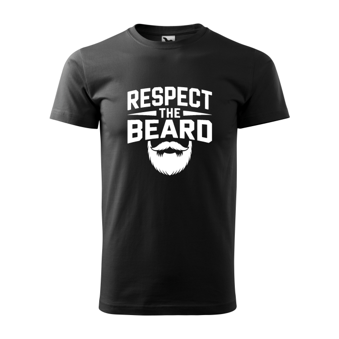 Vousaté triko Respect the Beard