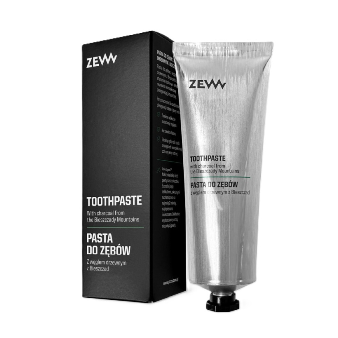 Zew for men zubní pasta s aktivním uhlím 80 ml
