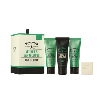 Scottish Fine Soaps Vetiver and Sandalwood dárková sada