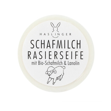 Haslinger Schafmilch mýdlo na holení 60 g
