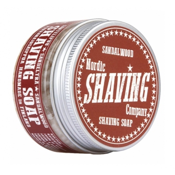 Nordic Shaving Company Sandalwood mýdlo na holení 80 g