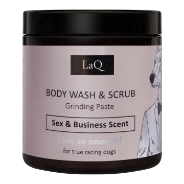 LaQ Sex & Business mycí pasta a scrub 220 g
