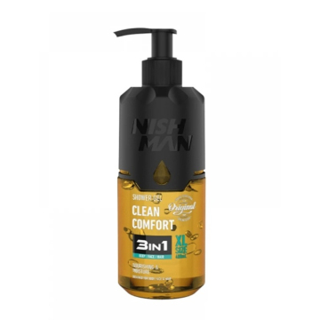 Nishman Clean Comfort 3in1 sprchový gel 480 ml