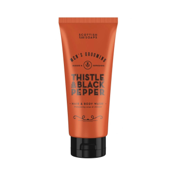 Scottish Fine Soaps Thistle and Black Pepper mycí gel na tělo a vlasy 200 ml