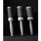 Olivia Garden Expert Blowout White & Grey kulatý kartář 45 mm