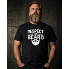 Vousaté triko Respect the Beard