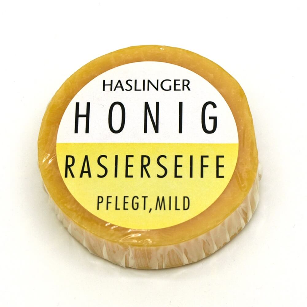 Haslinger Seifen Haslinger Honey mýdlo na holení 60 g