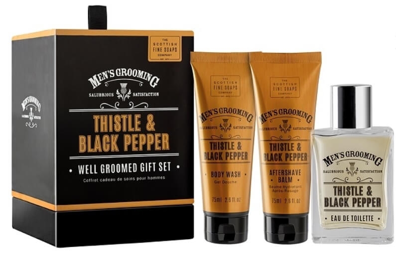 Scottish Fine Soaps Thistle and Black Pepper dárková sada