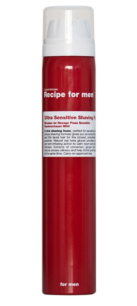 Recipe for men Ultra Sensitive pěna na holení 100 ml