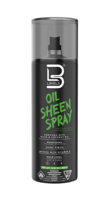 L3VEL3 Oil Sheen Spray olej na vlasy 385 ml